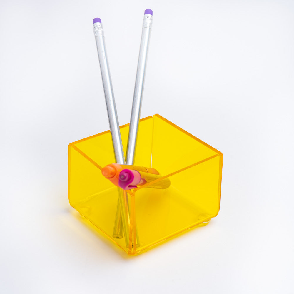 Cubo organizador - Amarillo