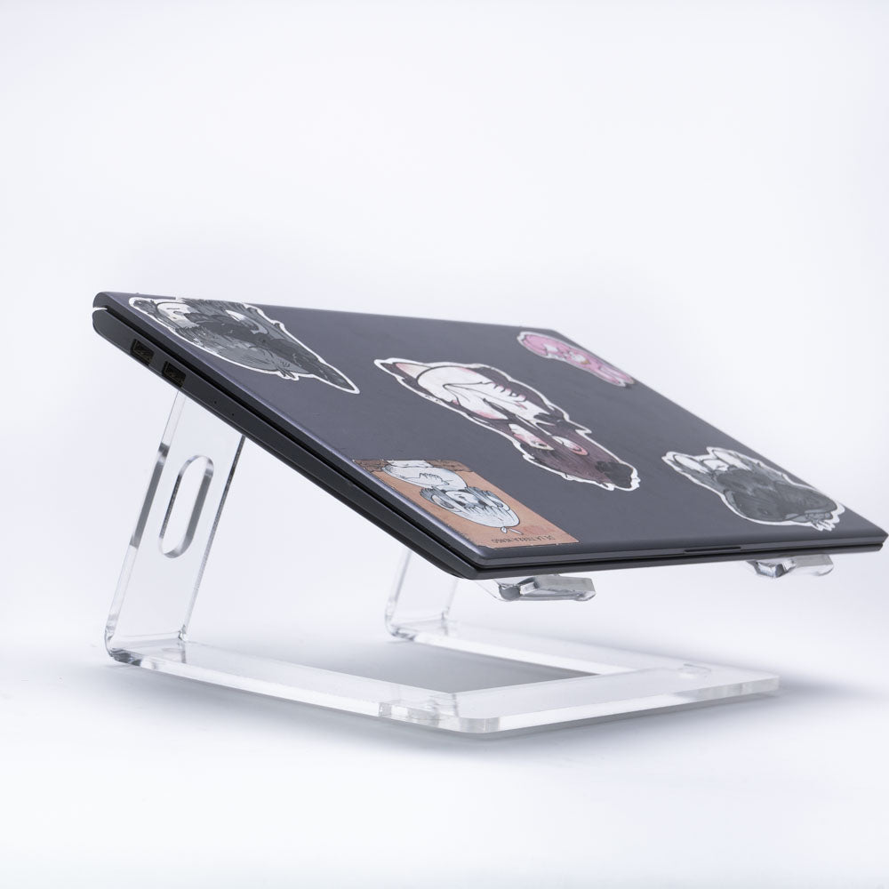 Soporte de acrílico portatil para laptop