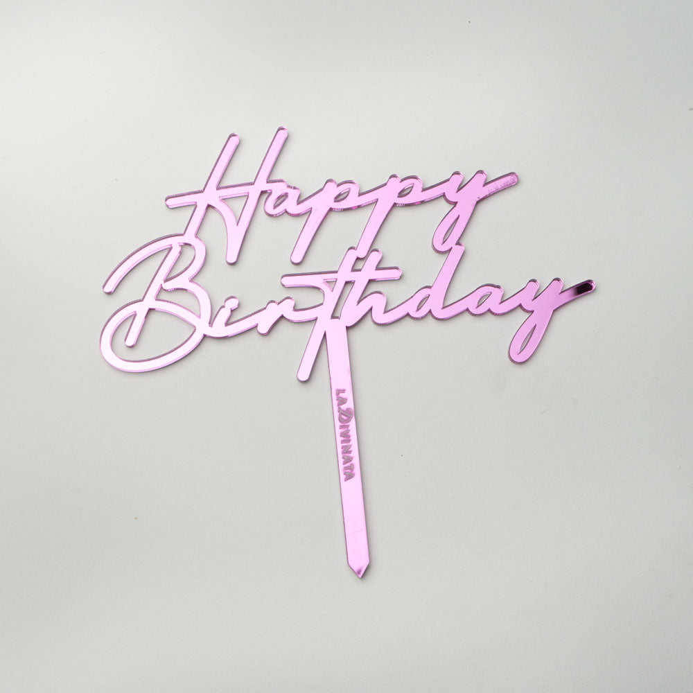 Letrero "Happy Birthday"