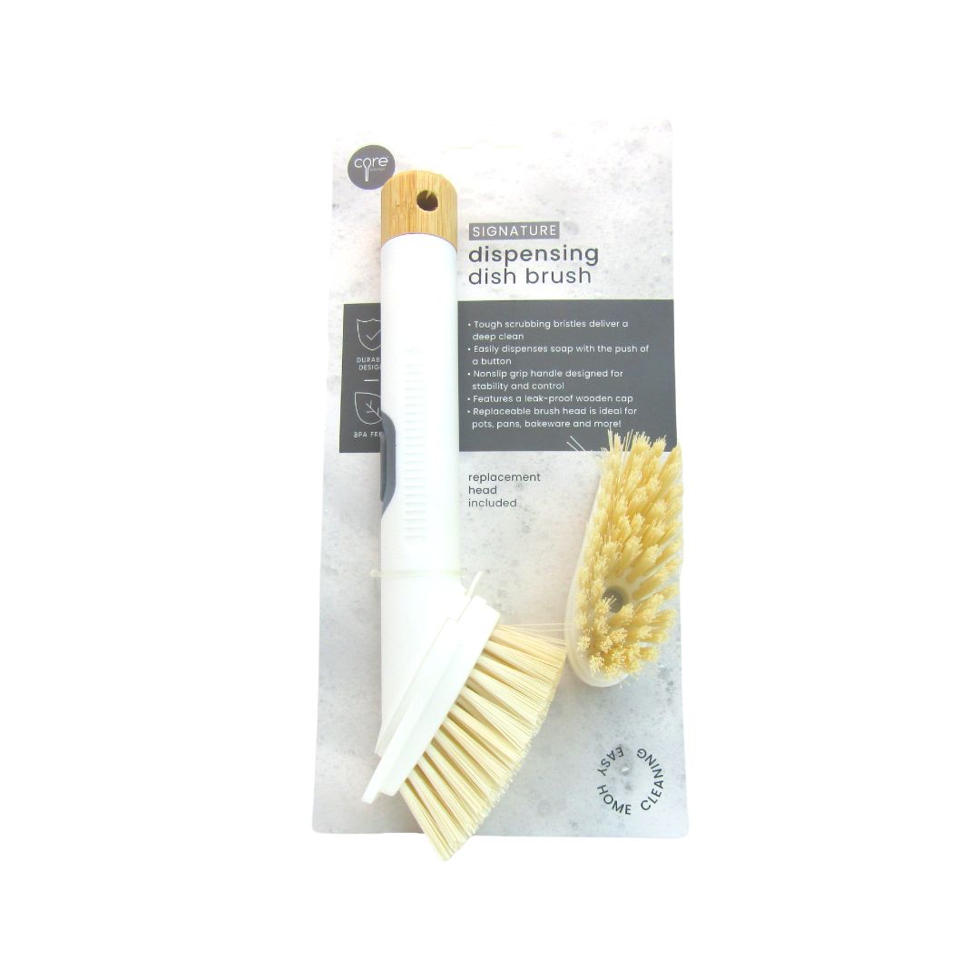 Cepillo para fregar con dispensador