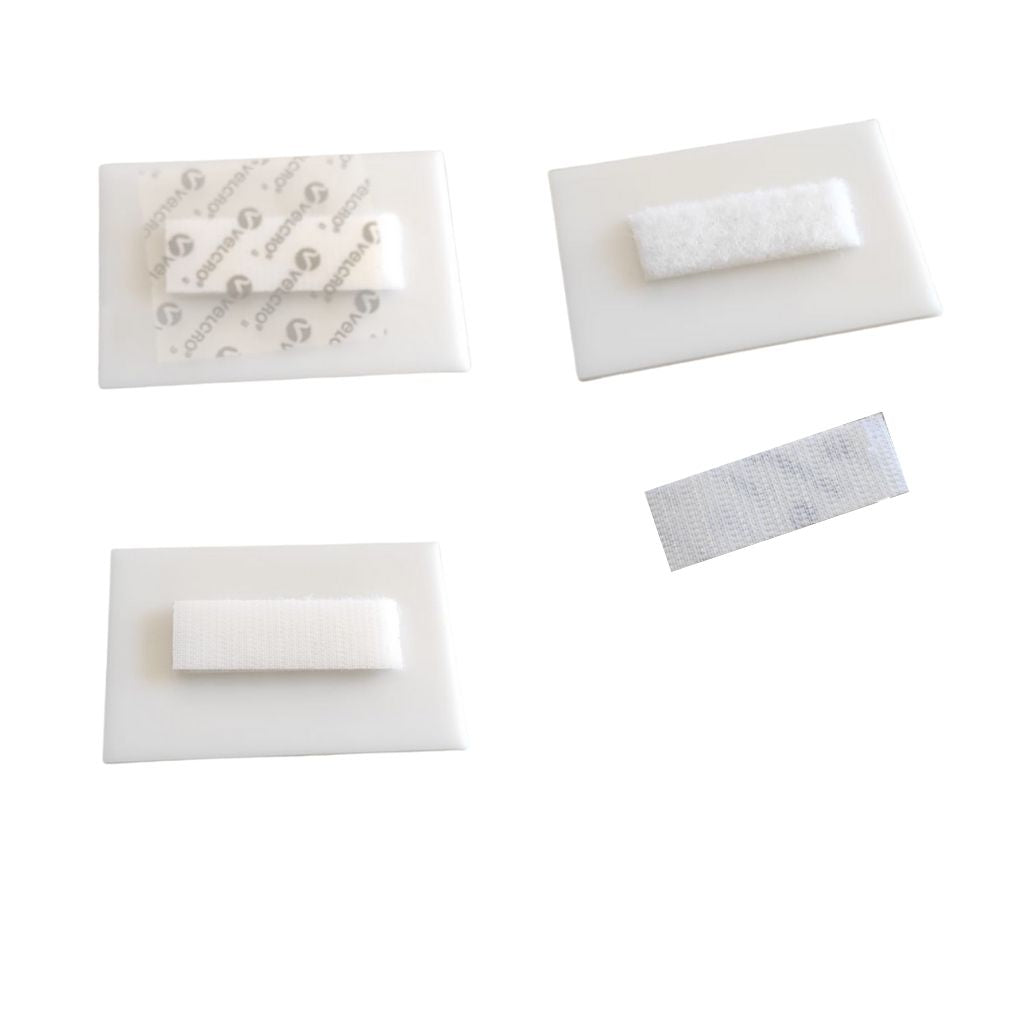 White acrylic tag