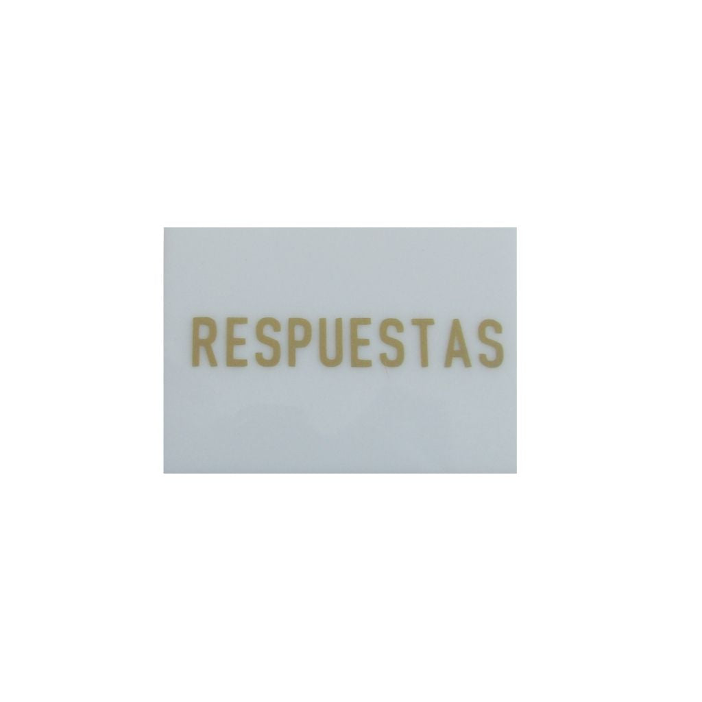White acrylic tag
