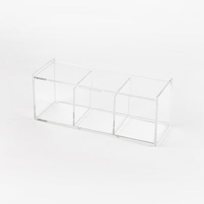 Tea box 3 divisions acrylic