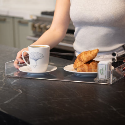 Large tray with handles