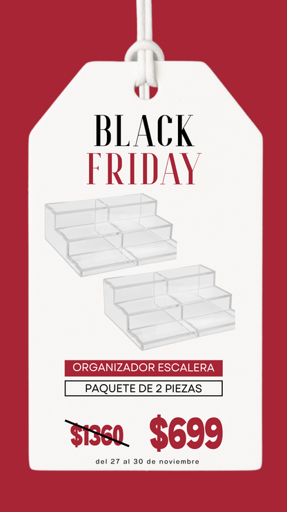 Paquete 2 organizadores escalera