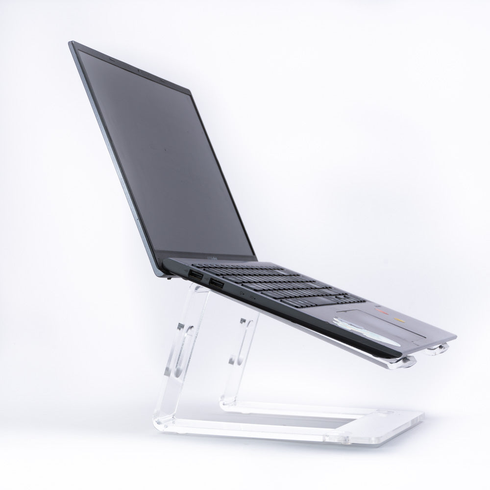 Soporte de acrílico portatil para laptop
