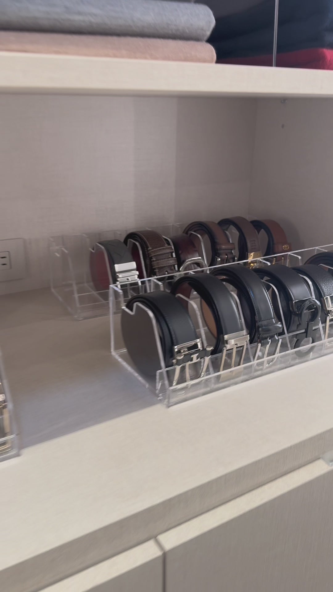 Organizador para cintos