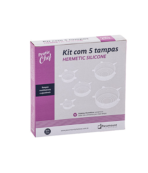 Kit de tapas herméticas C/5 unidades