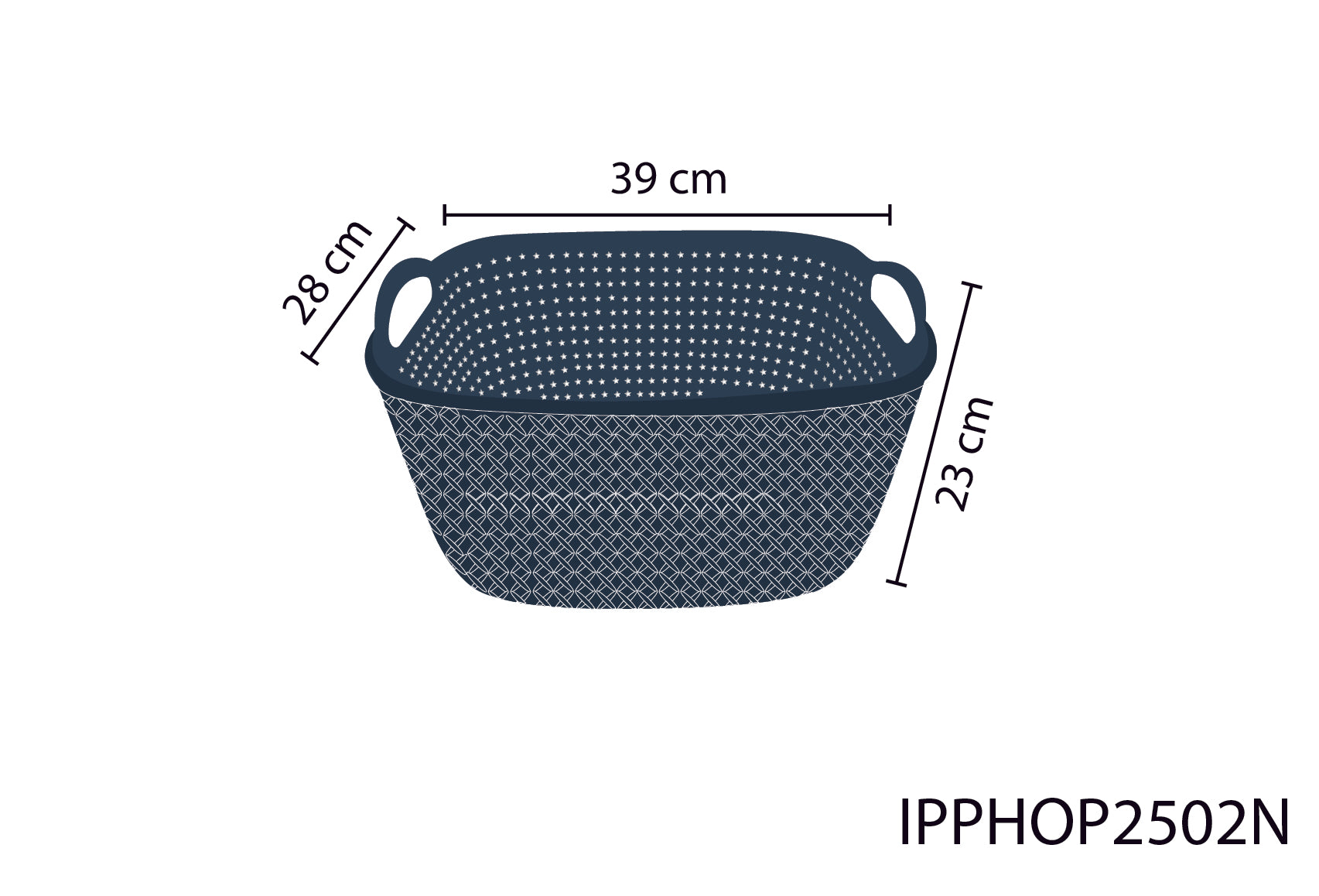 Woven organizer basket